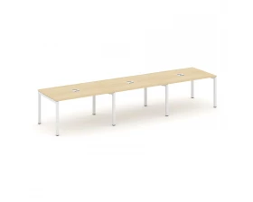 Стол переговорный на П-образном каркасе 50 мм с лючком 4410x980x750 Style Project images