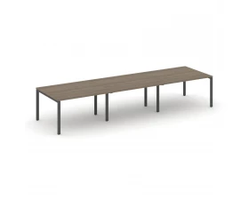 Стол переговорный на П-образном каркасе 60 мм 4410x1180x750 Style Project images