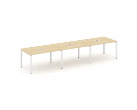 Стол переговорный на П-образном каркасе 60 мм с лючком 4410x980x750 Style Project images