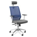 отзыв Кресло Aero lux с подголовником (белый каркас)