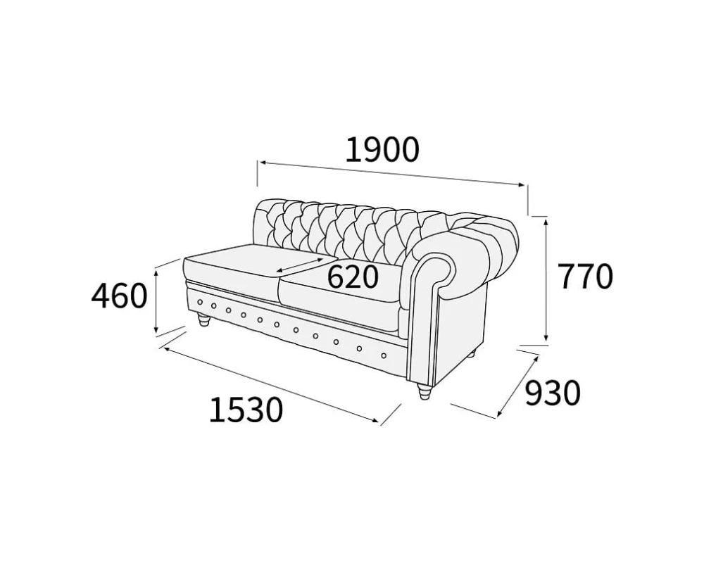 Модуль 3-х мест. с лев./прав. подл-ком Альфа Честер
