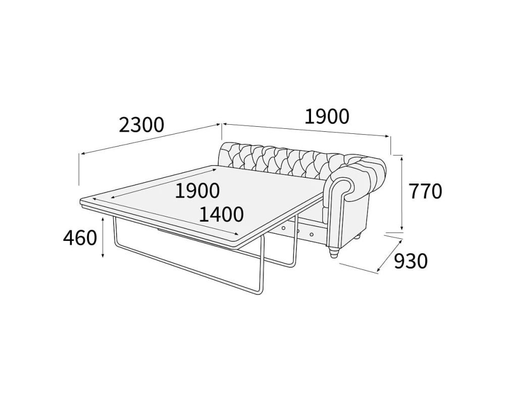 Модуль 3-х мест. с лев./прав. подл-ком с механизмом Альфа Честер