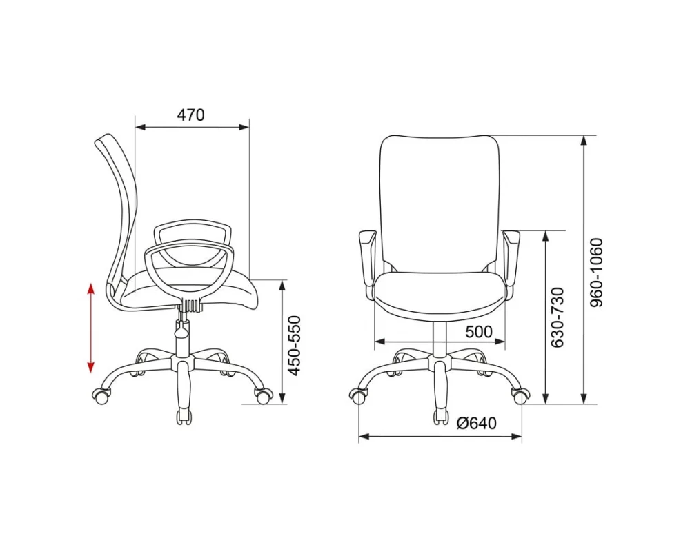 Кресло Бюрократ CH-599AXSL