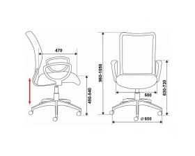 Кресло Бюрократ CH-599AXSN images