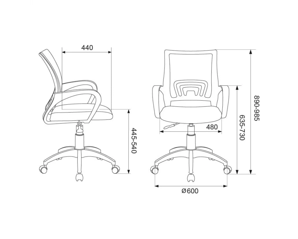 Кресло Бюрократ CH-695NLT