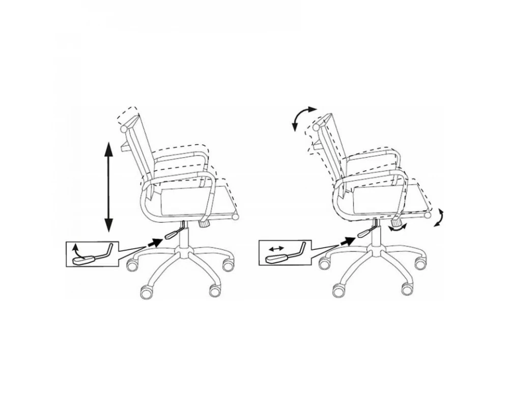Кресло Бюрократ CH-993-Low Сетка