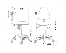 Кресло Бюрократ KD-4-F/PENCIL-GN images