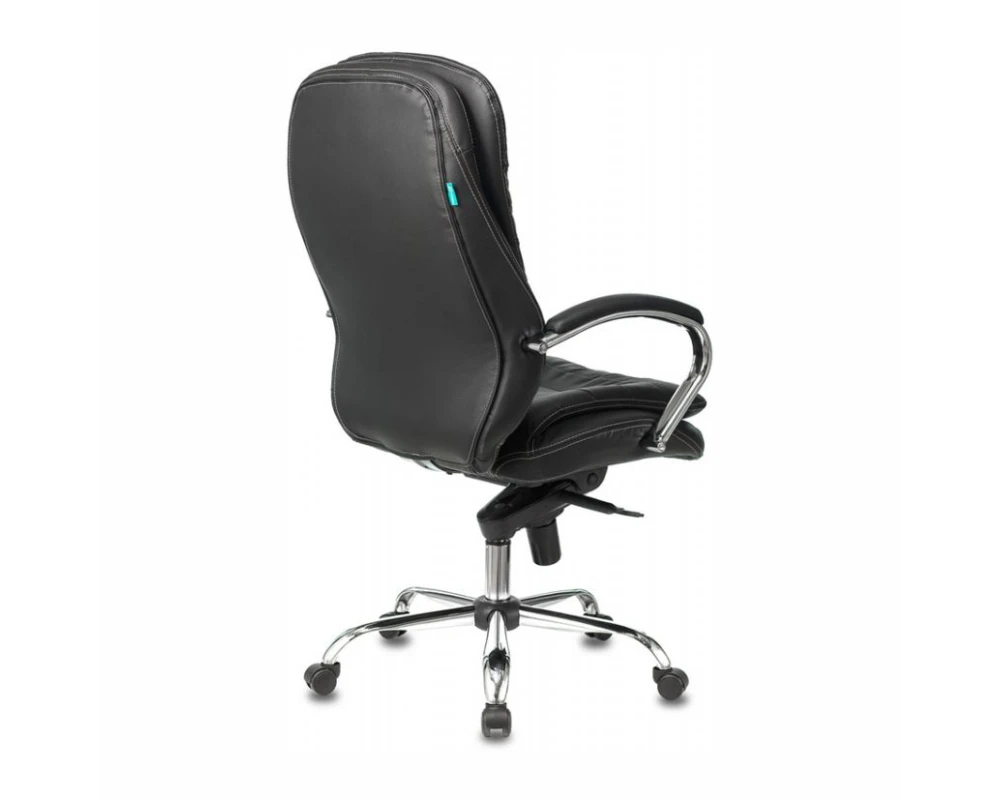 Кресло Бюрократ T-9950/BLACK Натуральная кожа, Черный
