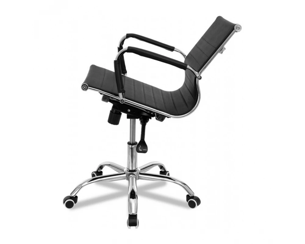 Кресло College CLG-621-B Экокожа, Черный