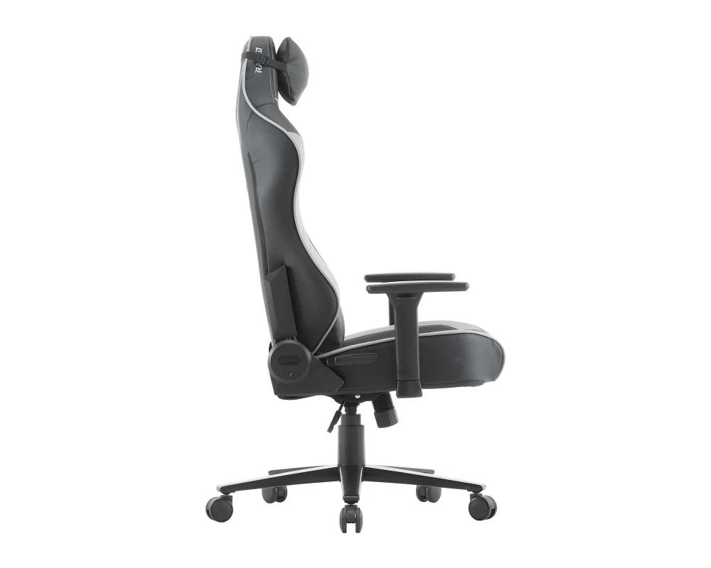 Кресло Everprof Рапид / Rapid Экокожа, Серый/Черный