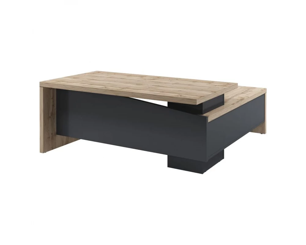 Стол руководителя с опорной тумбой T-18л.0000 Торстон