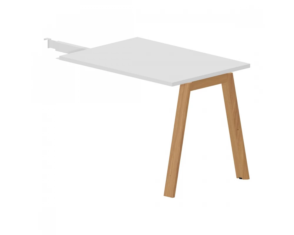 Брифинг-приставка 100х70 Artwood Executive Белый/Бук