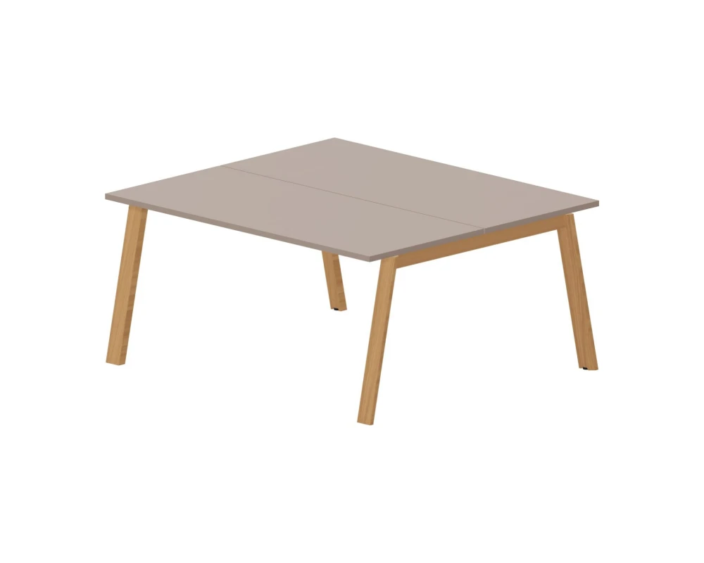 Стол bench отдельный 160х140х75 (без отверстий) Артвуд / Artwood Тортора/Бук