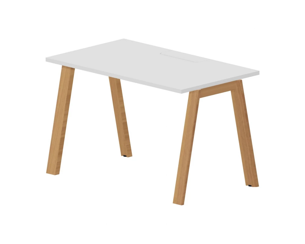 Стол для переговоров 120х70х75 (меламин. аутлет) Artwood Белый/Бук