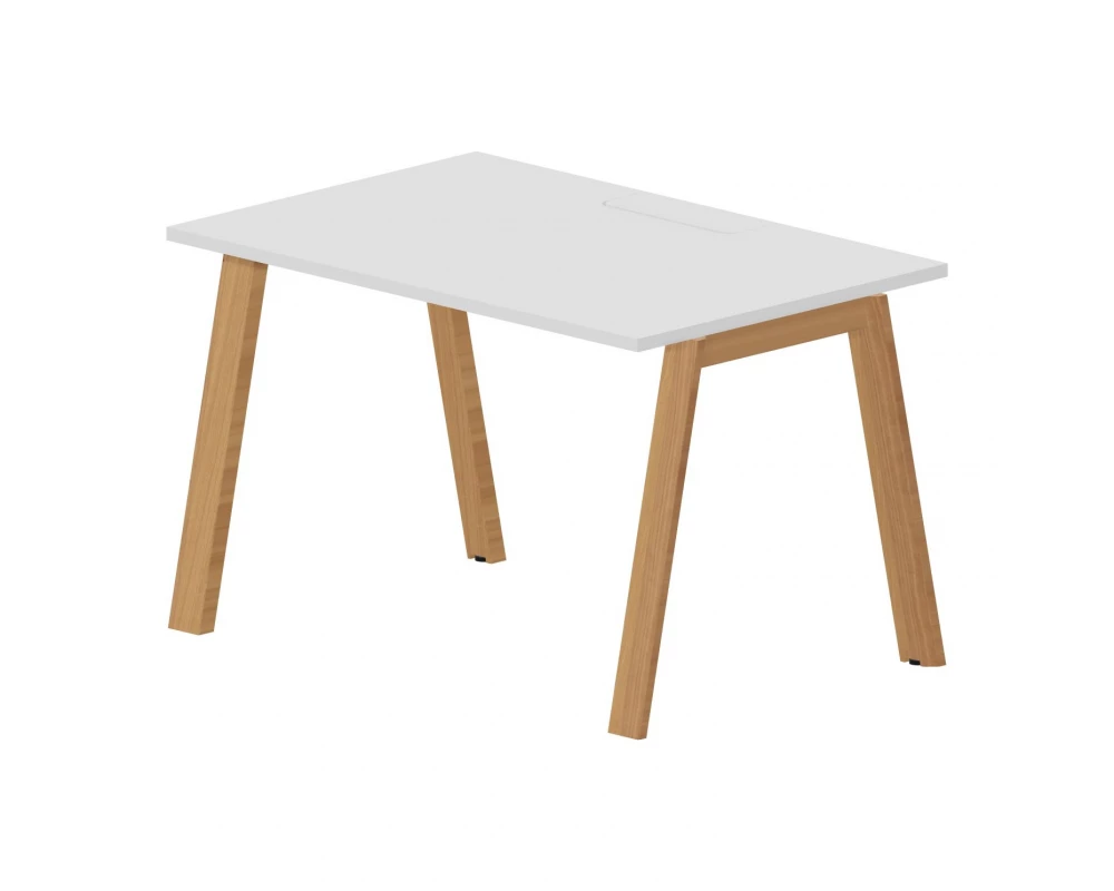 Стол для переговоров 120х80х75 (меламин. аутлет) Artwood Белый/Бук