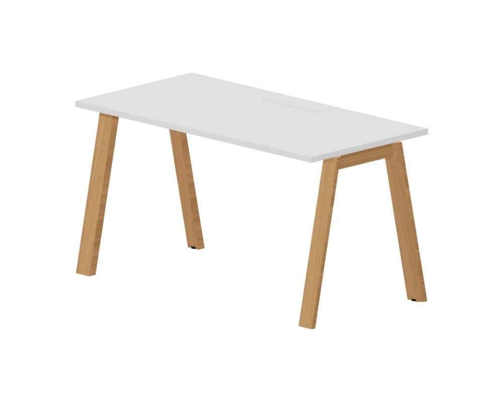 Стол для переговоров 140х70х75 (меламин. аутлет) Artwood Белый/Бук