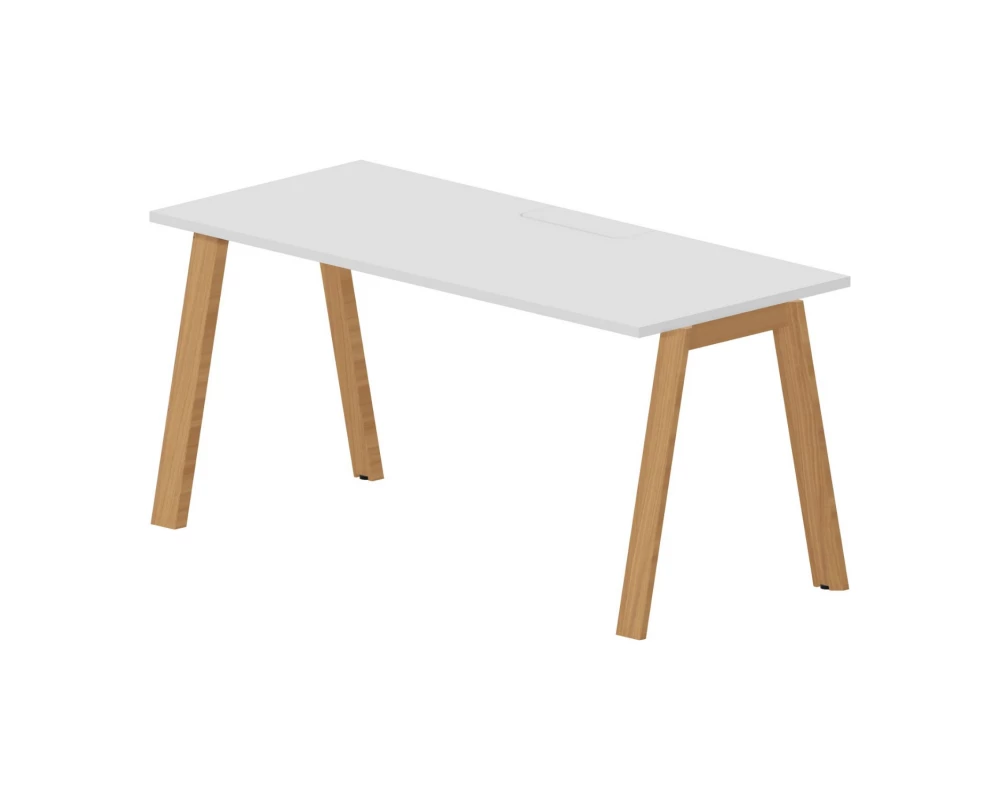 Стол для переговоров 160х70х75 (меламин. аутлет) Artwood Белый/Бук