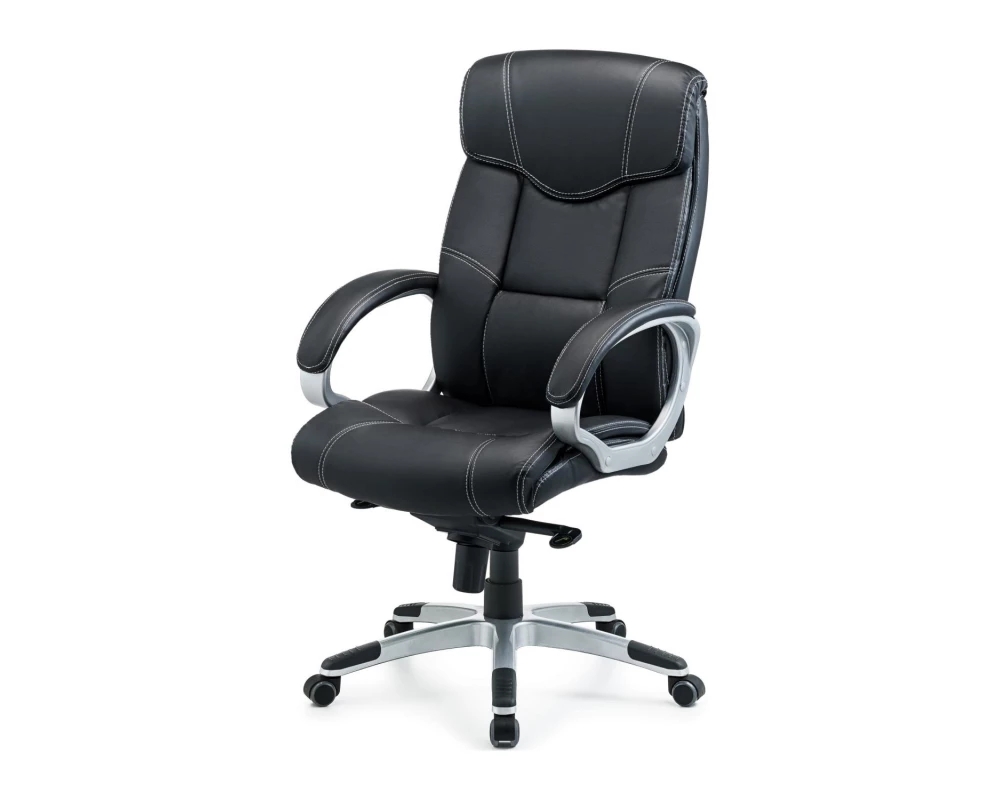 Кресло Albert 2177H Экокожа, Черный