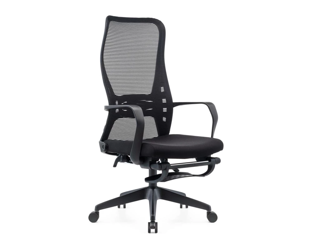 Кресло VIKING-51 M121-1 Сетка/Ткань, Черный