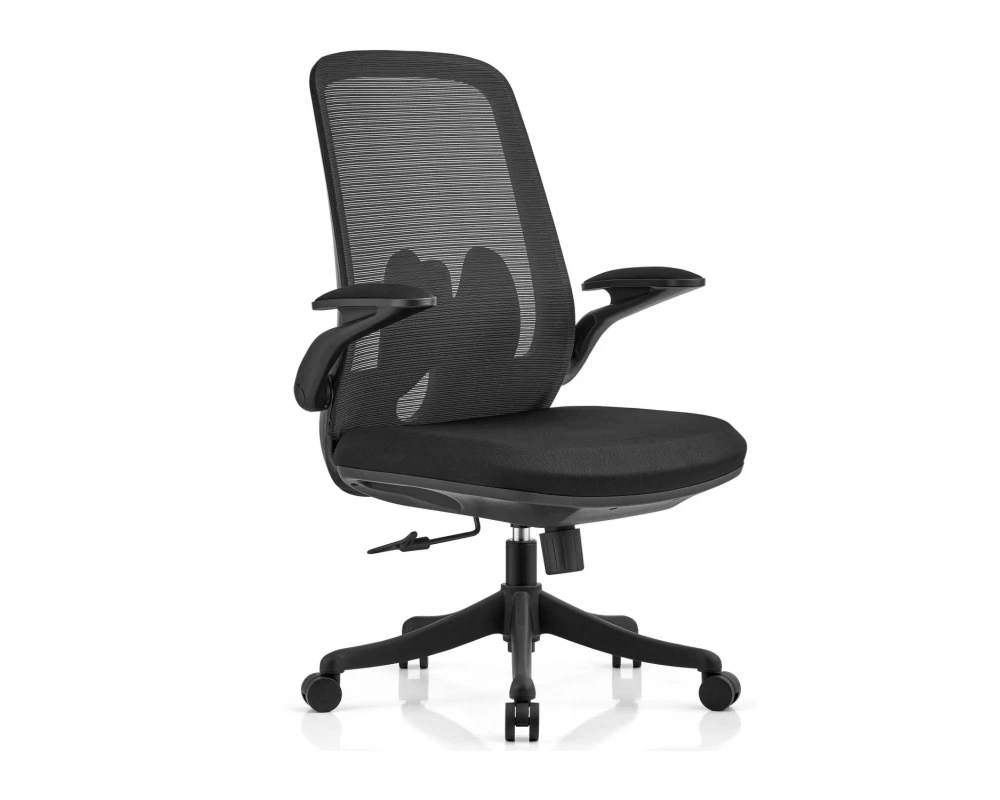 Кресло VIKING-82 MB22 Сетка/Ткань, Черный