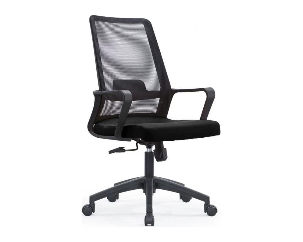 Кресло VIKING-92 MAS-B817 Сетка/Ткань, Черный