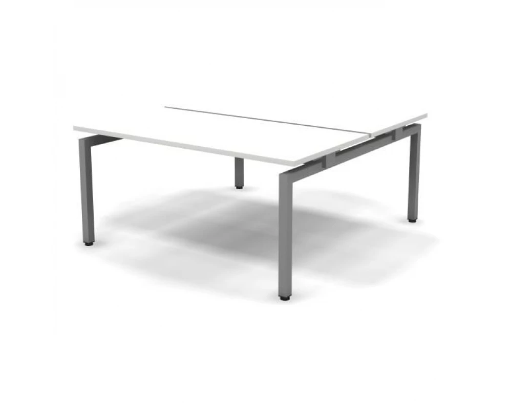 Стол рабочий металлический 2 столешницы 158x163x74,3 Europe