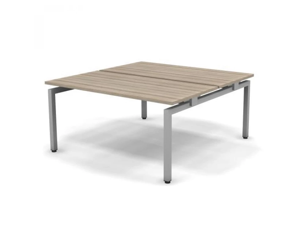 Стол рабочий металлический 2 столешницы 158x163x74,3 Europe