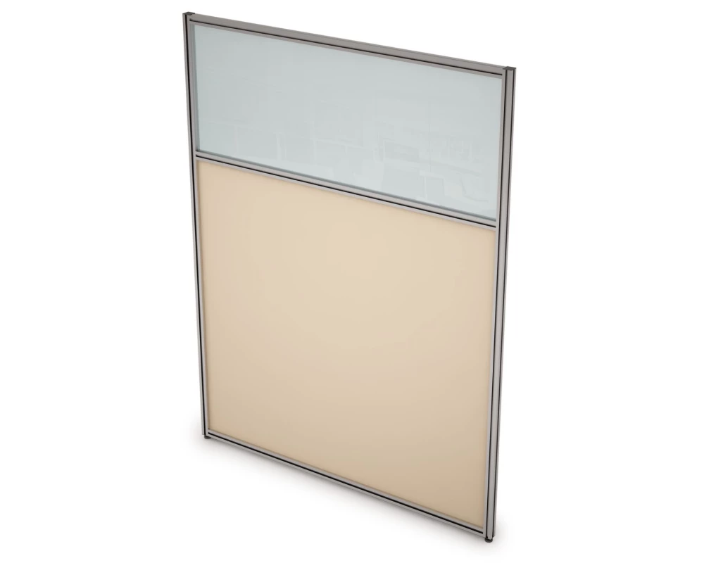 Перегородка напольная комби ЛДСП+Стекло 700x1300x29 Арго