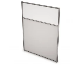 Перегородка напольная комби ЛДСП+Стекло 700x1300x29 Арго images