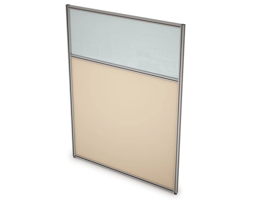 Перегородка напольная комби ЛДСП+Стекло 700x1600x29 АРГО