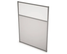 Перегородка напольная комби ЛДСП+Стекло 700x1600x29 АРГО images