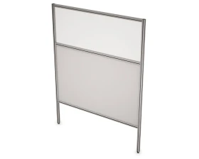 Перегородка напольная комби ЛДСП+Стекло+Просвет 900x1600x29 АРГО images