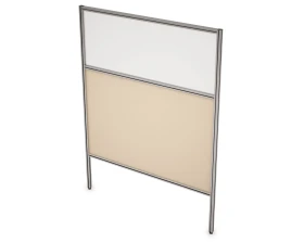 Перегородка напольная комби ЛДСП+Стекло+Просвет 900x1600x29 АРГО images