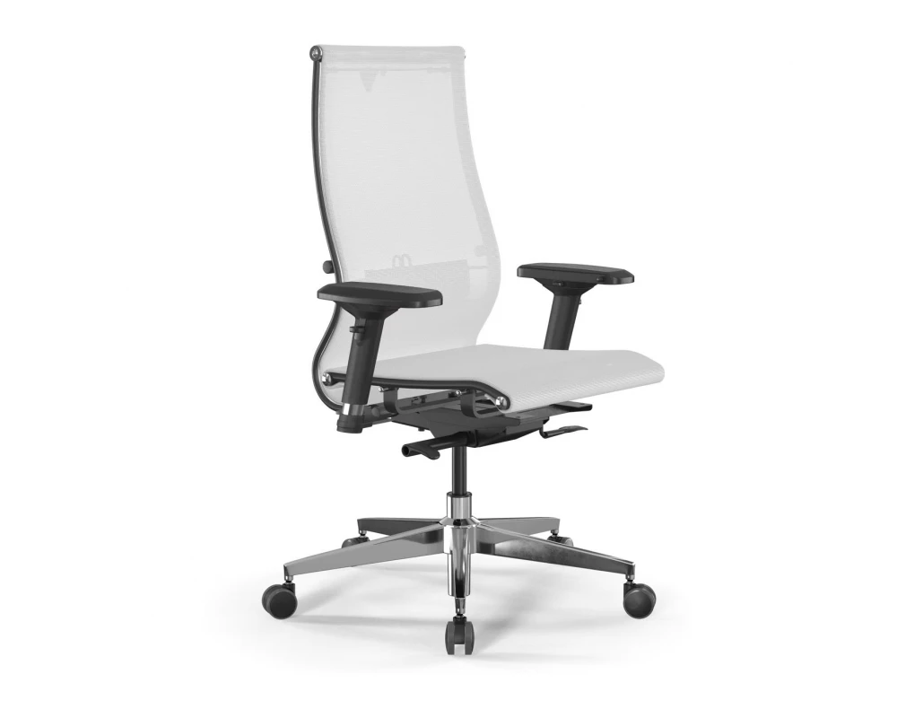 Кресло SynchroSit 10 B2-107D M24.B22.G18.W03 Сетка/Экокожа, Белый