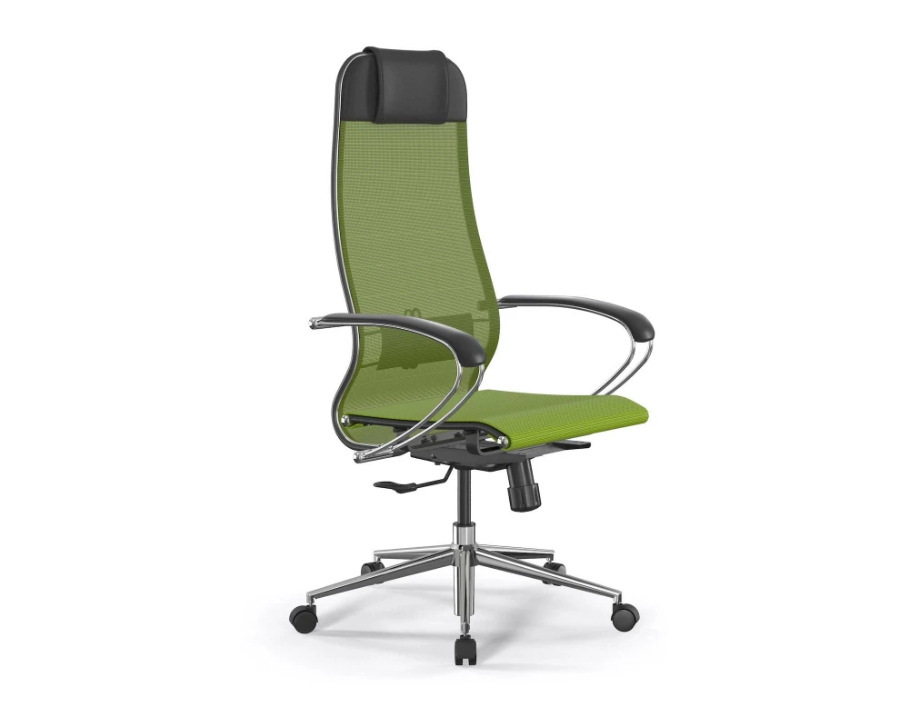 Кресло ErgoLife Set 12/подл.131/осн.Synchro 052 Сетка, Зеленый