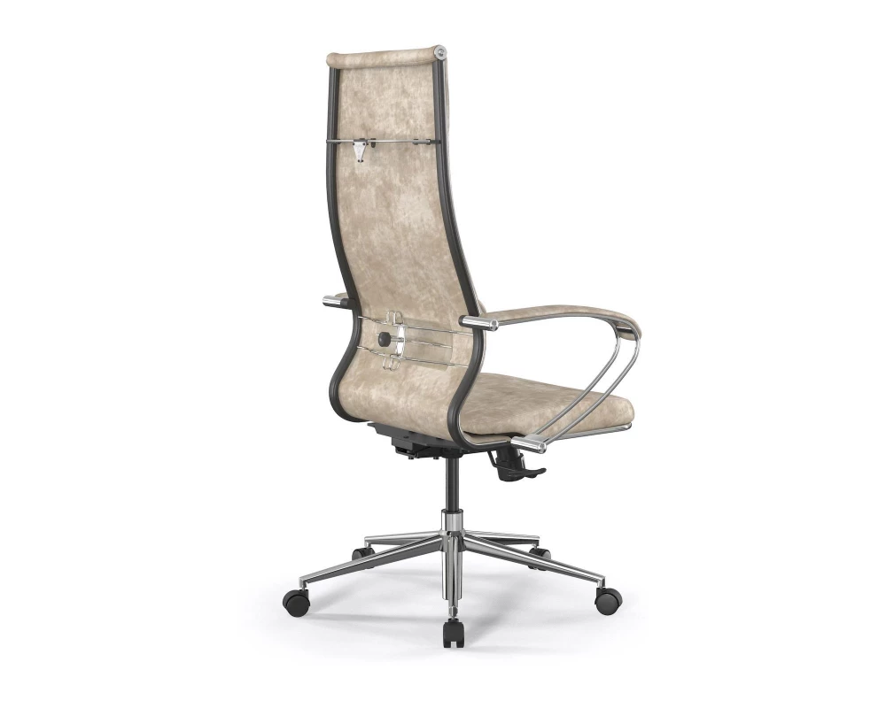 Кресло ErgoLife Set L42 Bravo/подл.118/осн.Synchro 052 Велюр, Бежевый