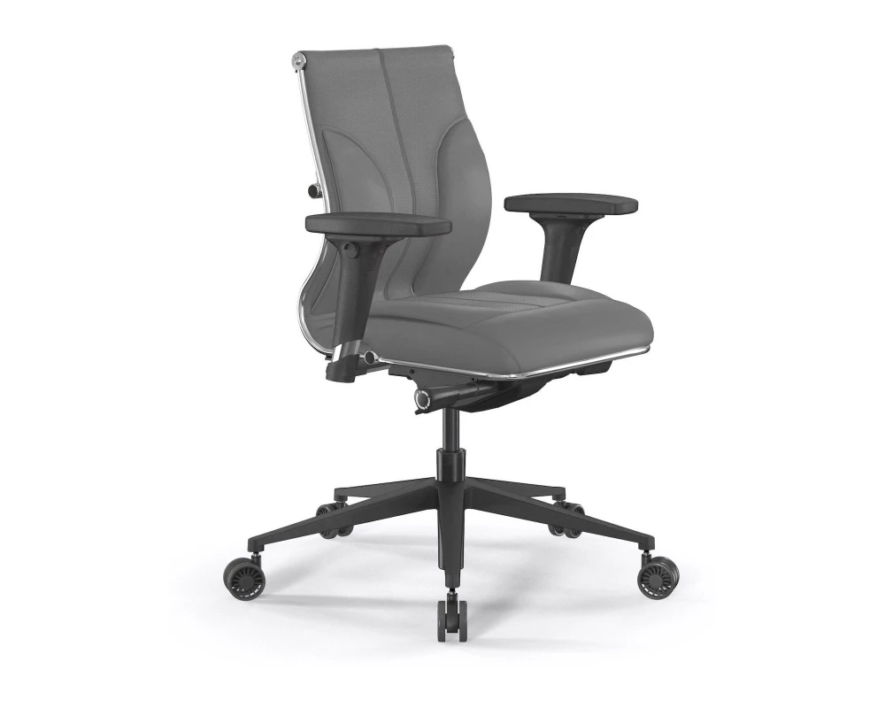 Кресло Samurai S4-11D M26.B11.G24.W26 Экокожа, Серый