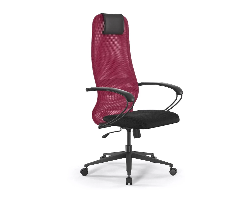 Кресло Sit 8 B1-8K M09.B11.G19.W01 Сетка/Ткань, Красный/Черный