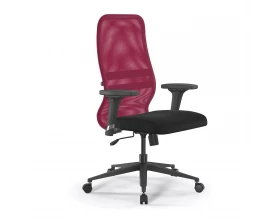 Кресло Sit 8 B2-8D M09.B11.G19.W02 Сетка/Ткань, Красный/Черный images