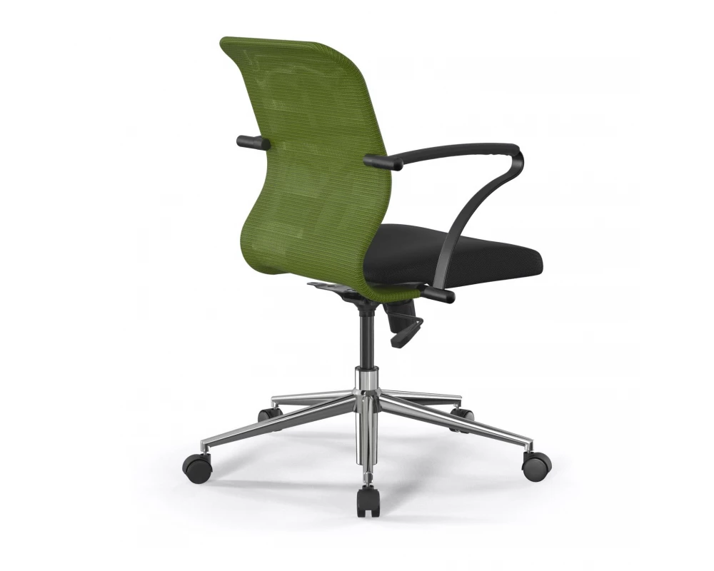Кресло Sit 8 M4-8K M09.B23.G18.W01 Сетка/Ткань, Зеленый/Черный