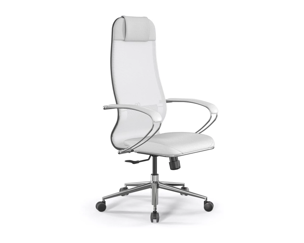 Кресло SynchroSit 10 B1-115K M25.B23.G18.W03 Сетка/Экокожа, Белый