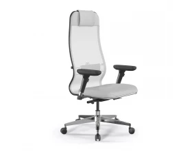 Кресло SynchroSit 10 L1-115D M24.B22.G18.W03 Сетка/Экокожа, Белый images