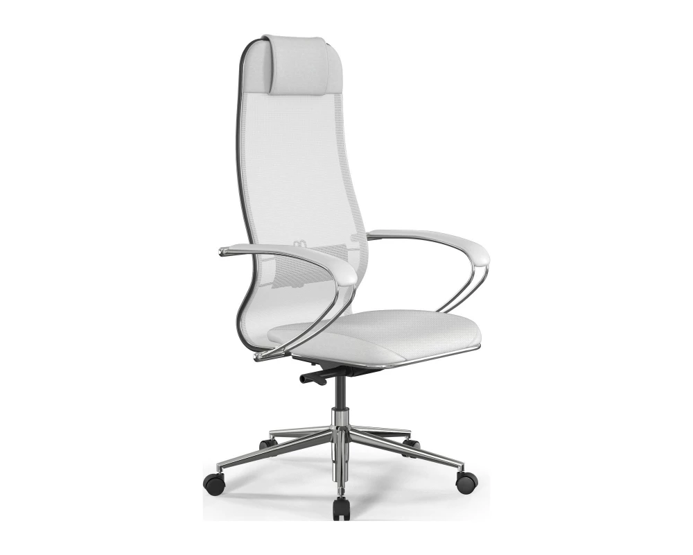 Кресло SynchroSit 10 B1-115K M23.B23.G18.W02 Сетка/Экокожа, Белый