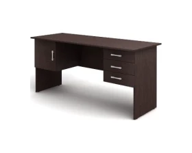 Стол 2-тумбовый (3 ящика + дверка) (1600х600х750) СК29 Канц images