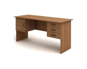 Стол 2-тумбовый (3 ящика + дверка) (1600х600х750) СК29 Канц images