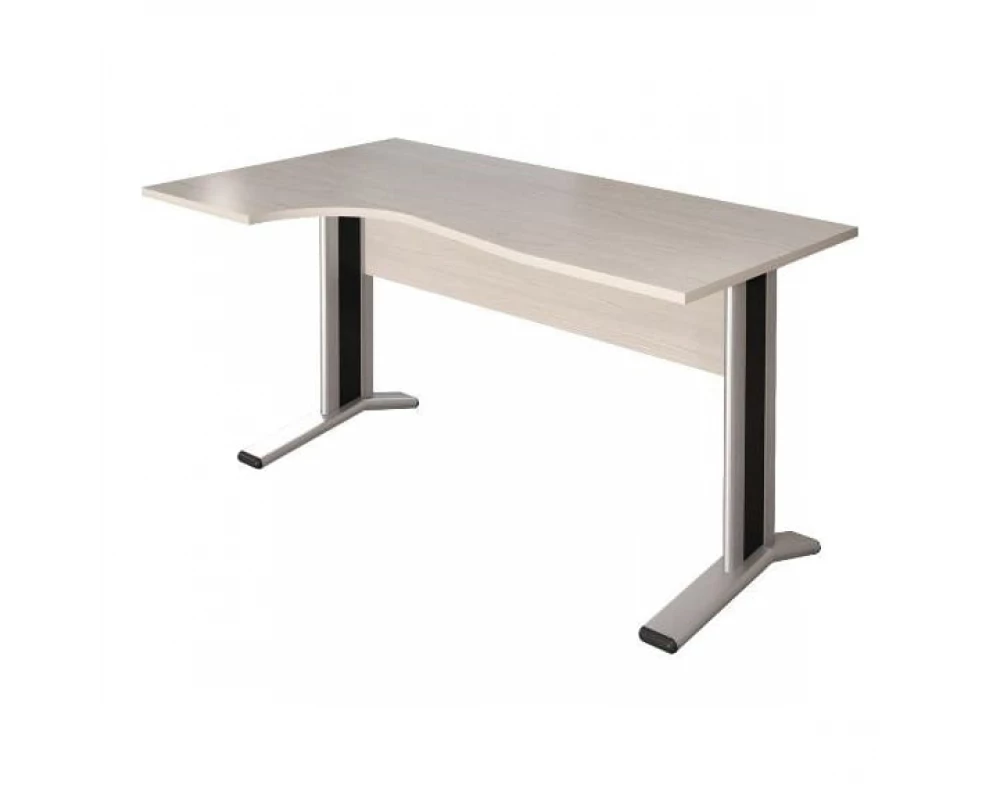 Стол кривол. лев. на м/к 1404х904(704)х756 КМ63 Монолит