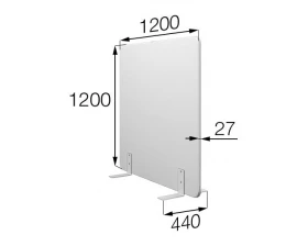 Мобильная прегородка FX-120/120 Фикс MVK images