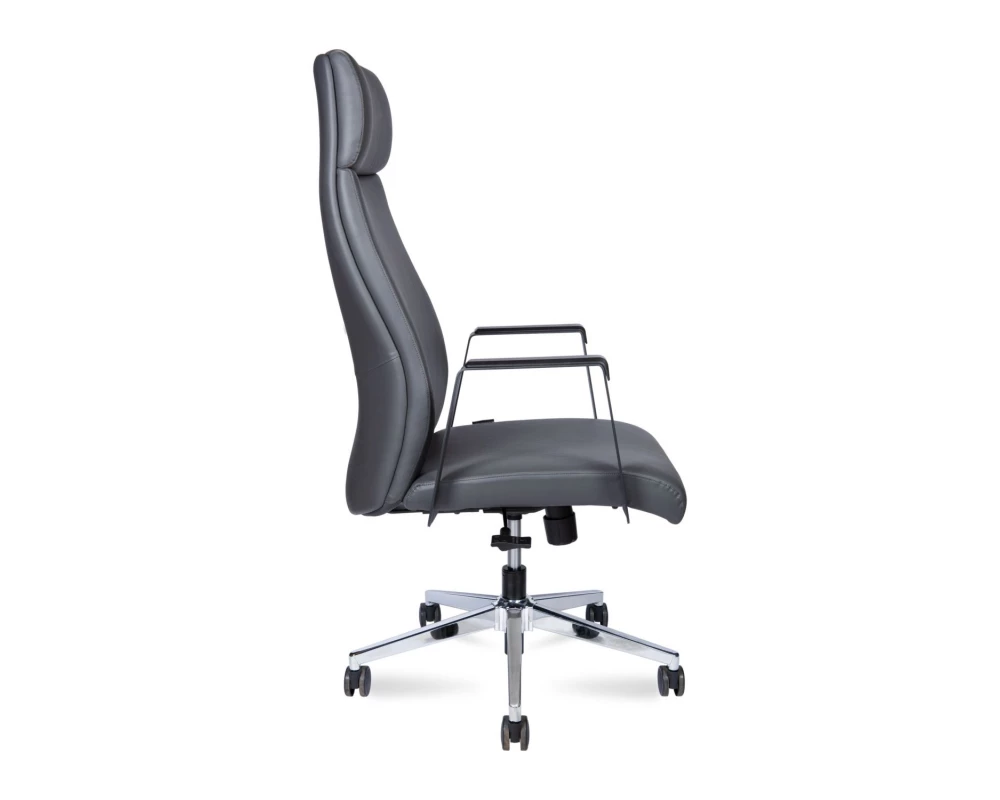 Кресло Norden Arco grey Экокожа, Серый