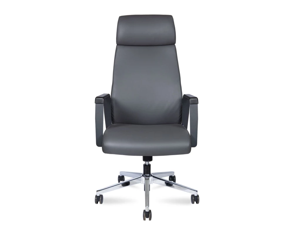 Кресло Norden Arco grey Экокожа, Серый