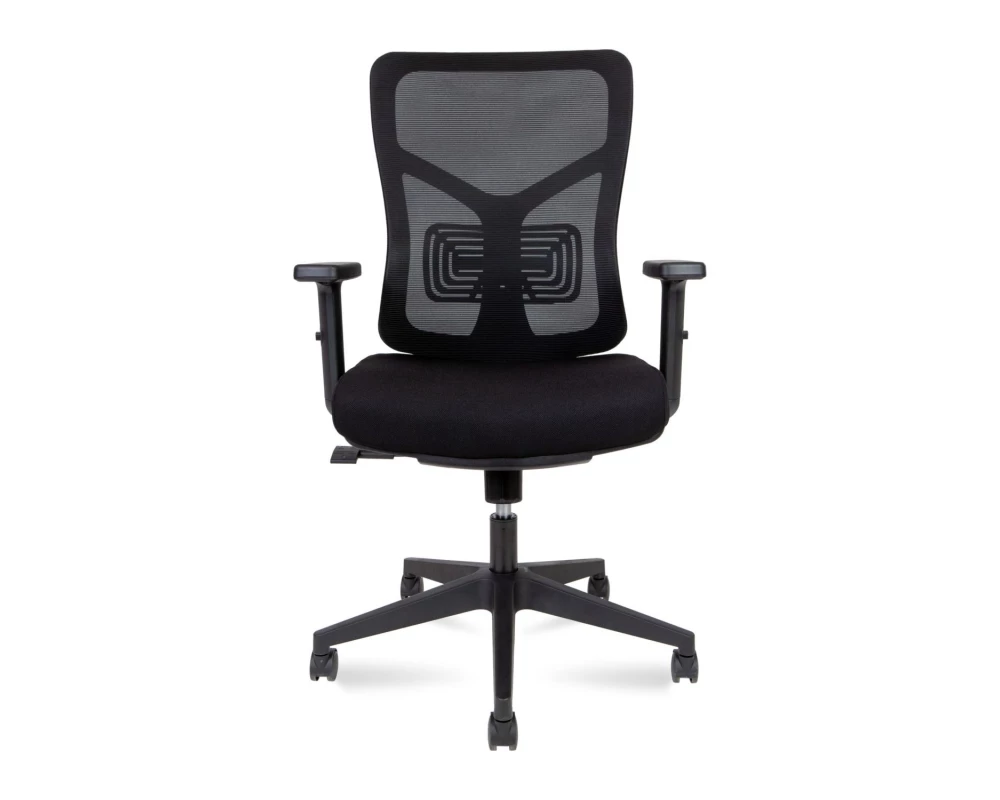 Кресло Norden Asper LB Сетка/ Ткань, Черный